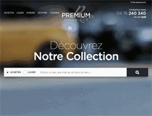 Tablet Screenshot of premiumimmobilier.net